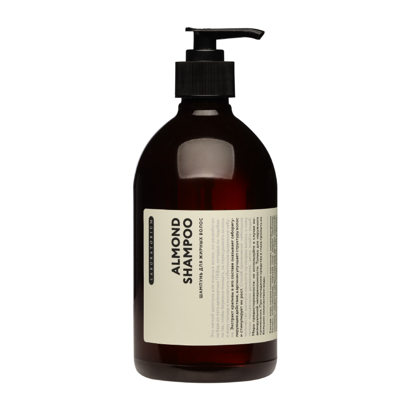 Шампунь для жирных волос Almond Shampoo Laboratorium, 500 мл